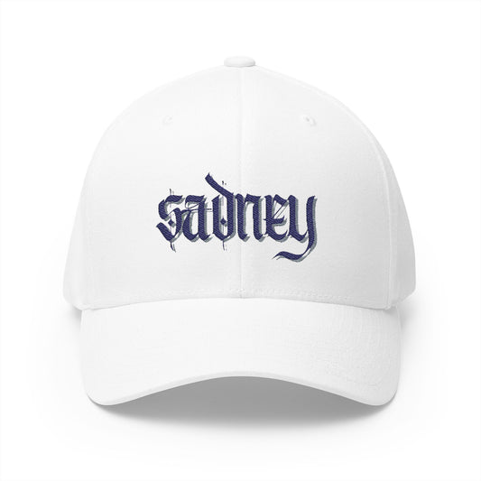 Elegant Embroidered Cap - Custom Closed-Back Hat, Personalized Gift, Fashionable Headwear, Casual Style, Unique Accessory