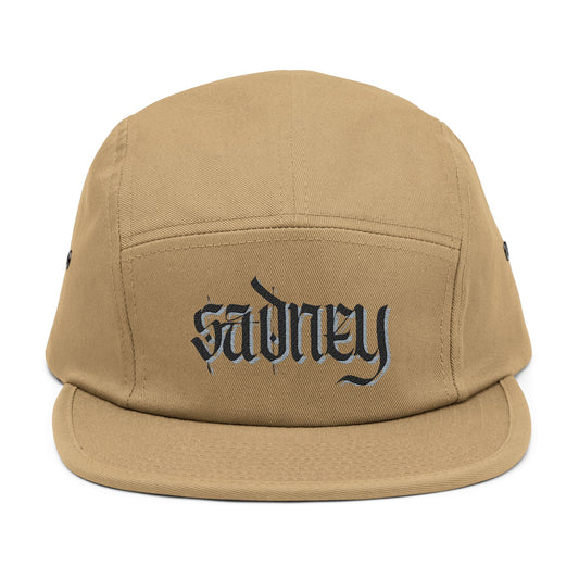 Stylish 5-Panel Cap with Sadney Embroidery, Perfect for Casual Wear, Street Fashion, Gift for Him/Her, Summer Accessory, Headwear